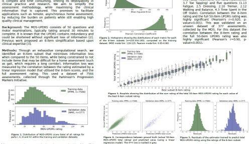 Maximising UPDRS information while minimising assessment time